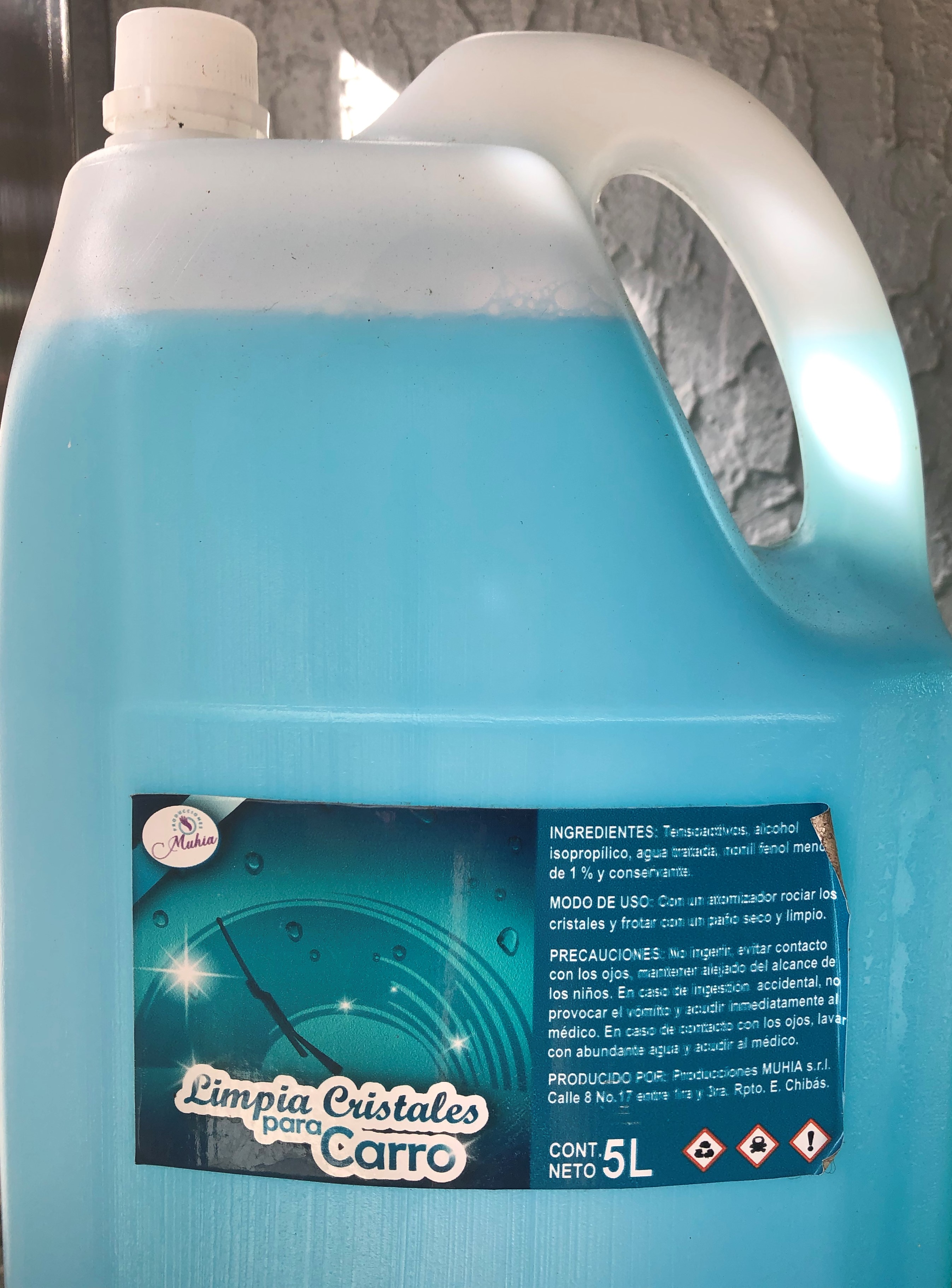 Limpia cristales para carro 5 L